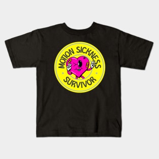 Motion Sickness Survivor - Meniere's Disease Awareness Kids T-Shirt